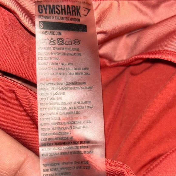 Gymshark Turbo Cropped tampers Leggings Size Small - Picture 5 of 6